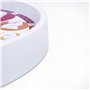Lafocuse Silencieuse Horloge Murale Enfant Apprentissage Colorée avec 3D Chiffres Facile à Lire pour Ecole Chambre Enfant Classe