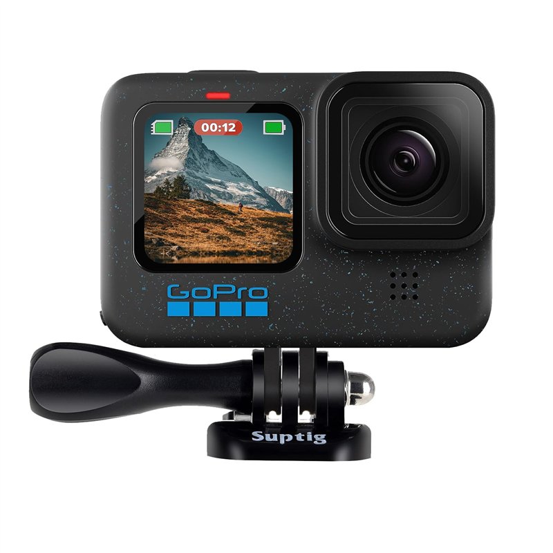 Image secondaire de Suptig Vis à Oreilles 3 pièces Longues et 1 vis à Oreilles Courtes Compatible pour GoPro Hero10 Hero 9 Hero 8 Hero 7 Hero 6 Hero