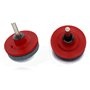 SIYI-XIU 4 Pièces Affuteur Lame Tondeuse Gazon Universel Aiguiseur de Tondeuse Accessoires pour Tondeuses avec 1Pcs Kit D'équili