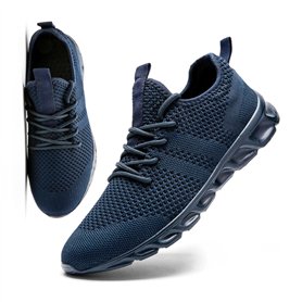 MGNLRTI Basket Homme Chaussure de Sports léger Multisports Sneakers Running Outdoor Training Gym Tennis Jogging Mode Basses Bleu