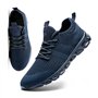 MGNLRTI Basket Homme Chaussure de Sports léger Multisports Sneakers Running Outdoor Training Gym Tennis Jogging Mode Basses Bleu