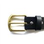 Boucle de ceinture en laiton massif 40 mm, Couleur laiton., L