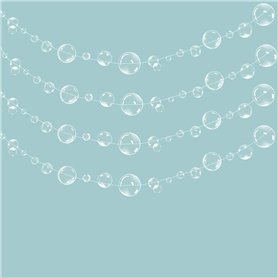 CENPEK 4 guirlandes Plates sous la mer avec Bulles pour Petite sirène