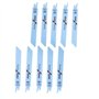 ENET Lames de Scie 150mm Sabre Alternatif a vu Lames de Coupe métal pour Bosch S922BF