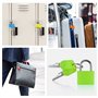 Cadenas Valise avec Clé, 7 Pcs Mini Cadenas à Bagage, Multicolore Cadenas Valise pour Bagage Valise, Petit Cadenas Clef Mini Cad