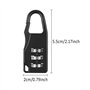 Cadenas Bagage Code Petit Cadenas Casier Cadenas Valise a Code en Alliage de Zinc pour