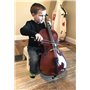 WADA Bow Grip Aide à la prise d'archet de violoncelle - Pour toutes les tailles - Facile à installer - Position détendue de l'ar
