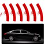 Haisheng 6PCS Protection de Jante Moto, Protecteur de Pneu Protection de Jante en Rouge Protection Bord de Jante Protection de J