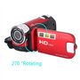 Diyeeni Caméscope vidéo portatif 1080P FHD Zoom numérique 16x, Appareil Photo numérique Trabar DV avec capteur COMS, Haut-Parleu