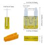 AHL 145 pièces mini voiture fusible moto fusible voiture lot mini fusibles auto 3A 5A 7.5A 10A 15A 20A 25A 30A 35A 40A Avec 1 ex