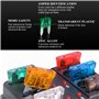 AHL 145 pièces mini voiture fusible moto fusible voiture lot mini fusibles auto 3A 5A 7.5A 10A 15A 20A 25A 30A 35A 40A Avec 1 ex