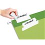 Jokari PHR20 - Onglets Suspendus Effaçables x20 pour des Dossiers Suspendus - Recharge avec Gomme - Blanc