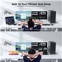TESmart Dual Monitor Commutateur KVM 2x2 HDMI + Display Port KVM Switcher 4K @ 60Hz 4: 4: 4 Ultra HD 2 PC 2 Monitor Switch avec 