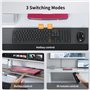 TESmart Dual Monitor Commutateur KVM 2x2 HDMI + Display Port KVM Switcher 4K @ 60Hz 4: 4: 4 Ultra HD 2 PC 2 Monitor Switch avec 