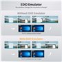 TESmart Dual Monitor Commutateur KVM 2x2 HDMI + Display Port KVM Switcher 4K @ 60Hz 4: 4: 4 Ultra HD 2 PC 2 Monitor Switch avec 