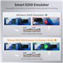 TESmart Commutateur KVM DisplayPort+HDMI 2 Monitors 2 Ordinateurs 4K@60Hz,KVM Switch Double Monitor 2 Port Extended Display,Emul