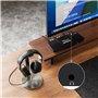 TESmart Commutateur KVM DisplayPort+HDMI 2 Monitors 2 Ordinateurs 4K@60Hz,KVM Switch Double Monitor 2 Port Extended Display,Emul