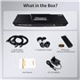 TESmart Commutateur KVM DisplayPort+HDMI 2 Monitors 2 Ordinateurs 4K@60Hz,KVM Switch Double Monitor 2 Port Extended Display,Emul