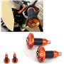 Fast Pro CNC Billet en aluminium universel 22 mm 7/8" Poignées de guidon Extrémités coulissantes Bouchon pour KTM Duke EXC SX SX