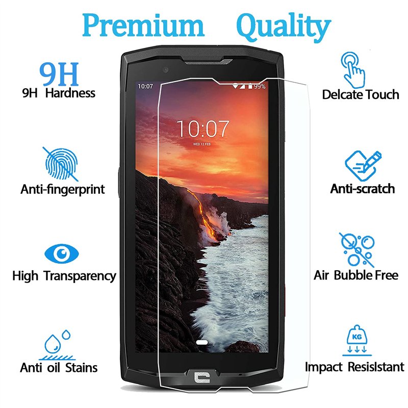 Image secondaire de KELOLIN [2 pièces Verre Trempé Protection écran Pour Crosscall Core X4 9H Dureté, Installation Simple, sans Bulles, Anti Rayures,