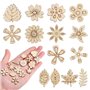 SUPVOX 100pcs Tranches En Bois Naturelles 20mm Pour Bricolage CréAtif - DéCorations ÉDucatives Et Artisanales - IdéAl Pour Scrap