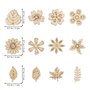 SUPVOX 100pcs Tranches En Bois Naturelles 20mm Pour Bricolage CréAtif - DéCorations ÉDucatives Et Artisanales - IdéAl Pour Scrap