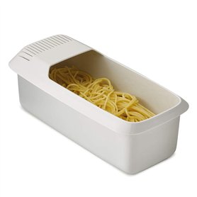 RetroFun Cuiseur à pâtes Micro-Ondes avec passoire résistant à la Chaleur Bateau à pâtes Vapeur Spaghetti cuiseur à Nouilles Out