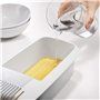 RetroFun Cuiseur à pâtes Micro-Ondes avec passoire résistant à la Chaleur Bateau à pâtes Vapeur Spaghetti cuiseur à Nouilles Out