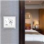 BecaSmart 002 Series WiFi Thermostat pour Chauffage électrique 16A Ecran Tactile LCD de Programmation Intelligent sans Fil Comma