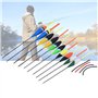 MAGT Flotteur Peche Carpe Flotteur De Pêche 10Pcs Flotteurs De Pêche Colorés À La Carpe Bobbers Crochets d'eau Douce Floating Ta