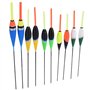 MAGT Flotteur Peche Carpe Flotteur De Pêche 10Pcs Flotteurs De Pêche Colorés À La Carpe Bobbers Crochets d'eau Douce Floating Ta