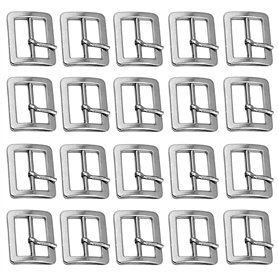 20 Pièces Boucle de Ceinture 25mm Argent Boucle à Rouleau 25mm Bague Crochet Coulissante Boucle en MéTal Tri-Glide Boucles Couli