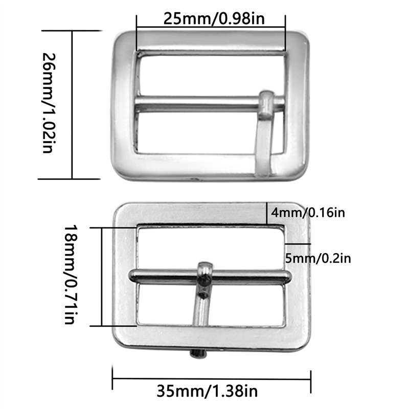 Image secondaire de 20 Pièces Boucle de Ceinture 25mm Argent Boucle à Rouleau 25mm Bague Crochet Coulissante Boucle en MéTal Tri-Glide Boucles Couli