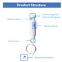 YanBan Poignée de rechange pour hydropulseur compatible avec Waterpik WP-100 WP-450 WP-660 WP900