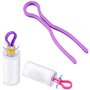 ZHjuju Porte-Fil de canette,40 Pièces Pinces Bobines Fil, 4 Color Porte Canette en Plastique Canette colorés Porte-Fil pour Brod