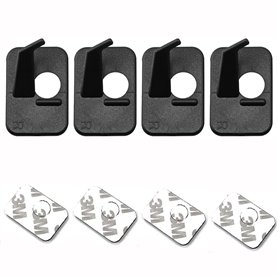ANCLLO 4 pièces Repose-flèche en Plastique Noir tir à l'arc RH Arc Classique Repose-flèche Chasse tir ciblage Accessoire Main Dr