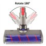 Tête de Nettoyage à Rouleau Souple de Remplacement pour Dyson V7 V8 V10 V11 V15 Aspirateurs sans Fil, Accessoire de Brosse à Pla