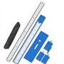 ASNOMY Gabarit de poinçonnage pour bois, Gabarit de perçage réglable pour placard, guide de perçage pour l'installation de poign
