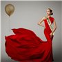 KroY PecoeD Couronne Anniversaire Echarpe, Doré Birthday Queen Echarpe Reine Diadème de Princesse en Strass Broche Perle Femme F