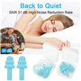 12 Paires Bouchons d'oreille en Silicone, Réutilisables Bouchons d'oreille de Nager, Imperméable Bouchons d'oreille pour Dormir 