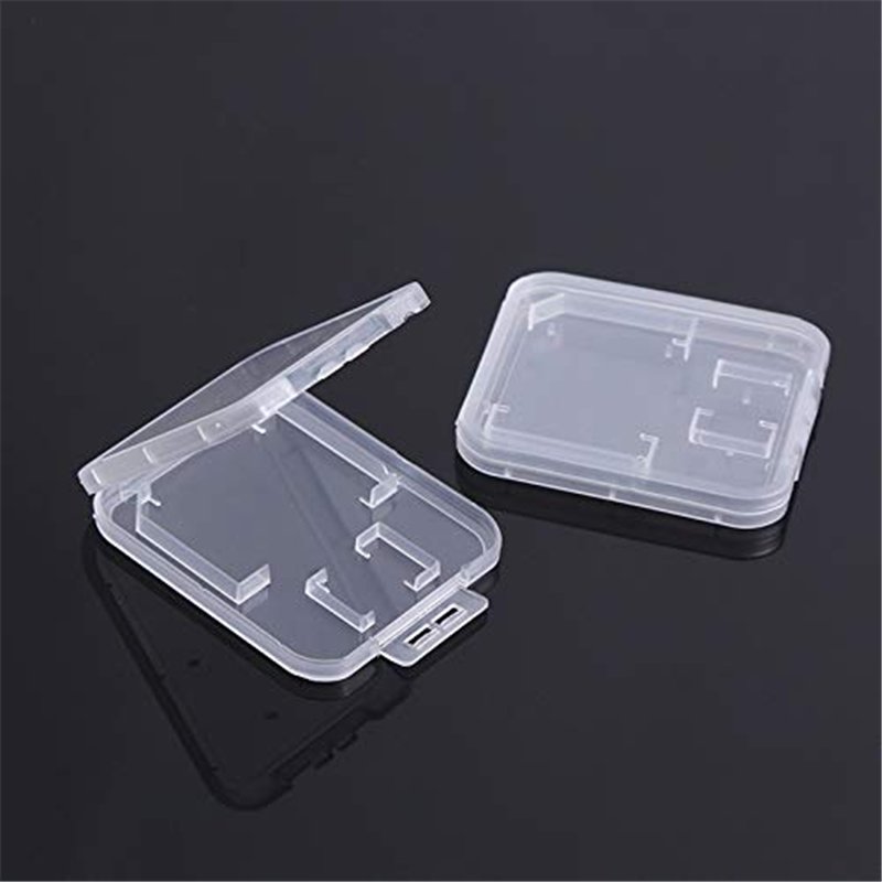 Image secondaire de Boite Carte SD, 24 Pcs Étui pour Carte Mémoire en Plastique pour Micro SD TF SIM CF, Transparent Porte Carte Boitier de Rangement
