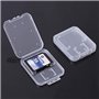 Transparent Porte Carte Boitier de Rangemen