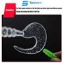 senvenelec 40pcs appâts artificiels, Silicone Souple bionique, Terre Artificielle, appât de ver ver Simulation d'appât pêche ver