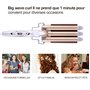 MENQANG Fer à boucler onduler, 3 Barils Fer à Onduler Fer à onduler Grandes Bigoudis pour Cheveux Long/Courts pour Femme Diamètr