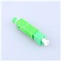 Adaptateur Hybride SC/APC mâle vers LC/APC Femelle Fibre Hybride SM 9/125um