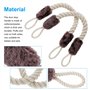 Kinsinder 4pcs Arrêts de Portes Corde, Cordon de Serrage de Porte Cale Porte Corde Porte-bébé Sécurité Pincée Garde Protecteurs 