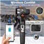 Hohem iSteady Pro 4 3 Axes Stabilisateur Portable Cardan amélioré,Compatible avec Gopro Hero 13/12/11/10/9/8/7/6/5/DJI Osmo Acti