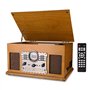 Tourne-Disque 9-en-1 Dab Platine Vinyle avec Bluetooth