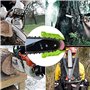 MZSM Affûteur de Tronçonneuse avec 5 Pierres d'affûtage Affûteuse de Chaîne de Tronçonneuse pour Guides de 14 à 20 Pouces et Bar