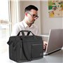VANKEAN Porte-documents pour ordinateur portable 17.3 pouces hommes et femmes, sac à bandoulière de qualité supérieure, hydrofug